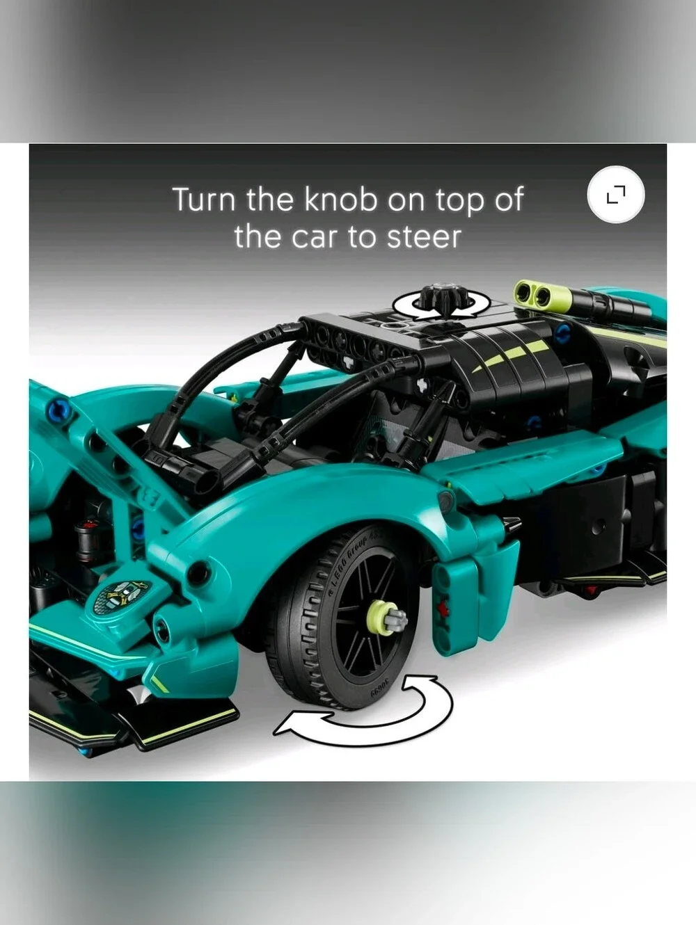 LEGO Technic Aston Martin Valkyrie Toy Car - Kids Model Kit Toy for Boys and Gir